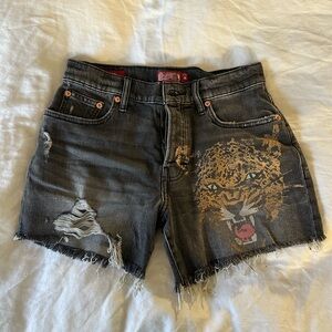 Lucky Brand Gray Denim Shorts